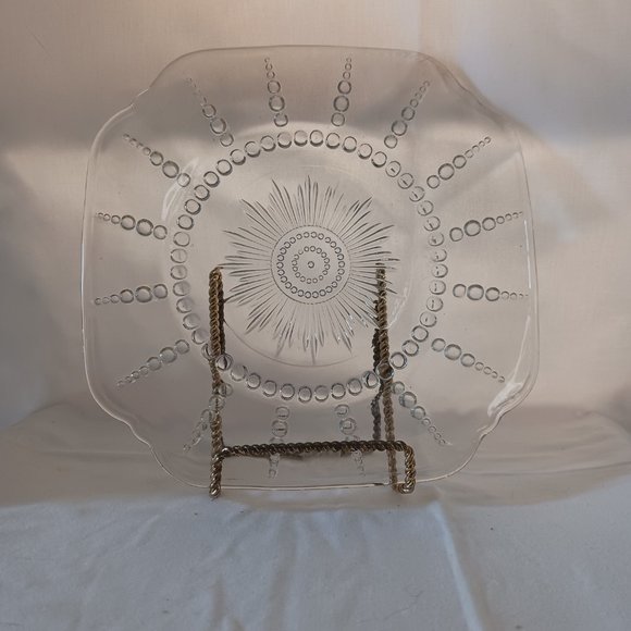 Serving Plate - Glass - Clear - Picture 4 of 4